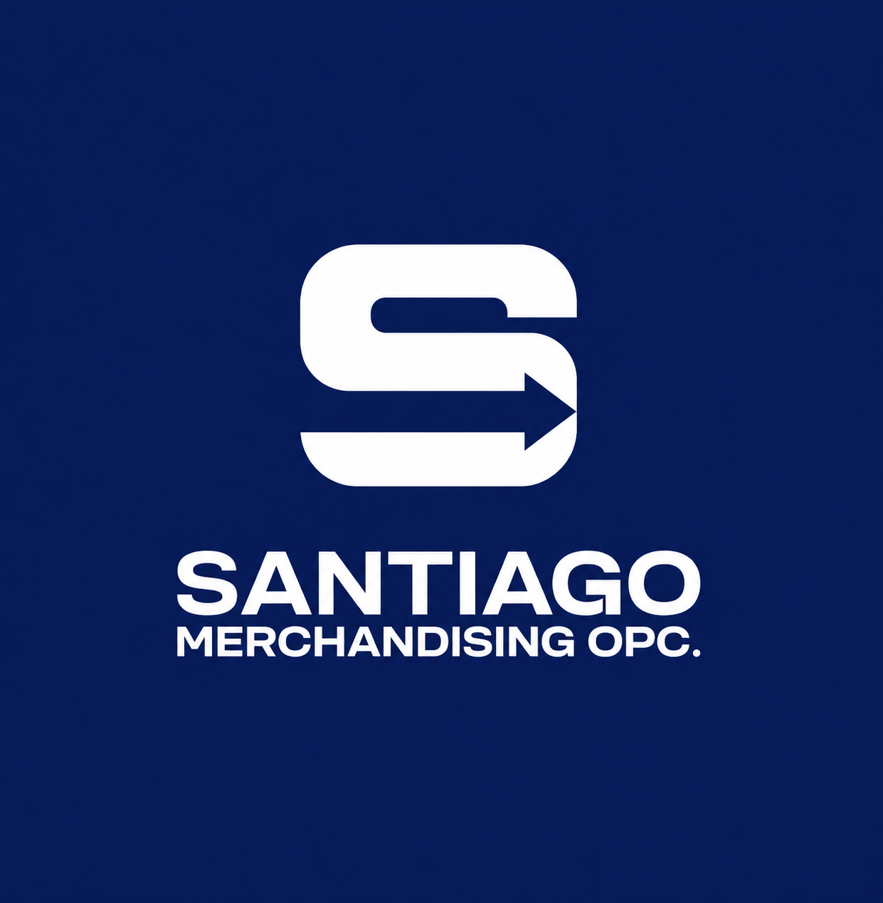 Santiago Merchandising OPC logo